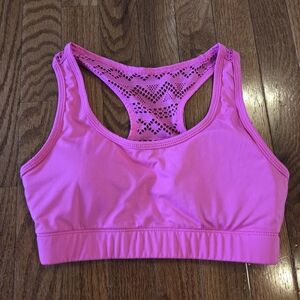 Zyia active bright pink sports bra. Size small